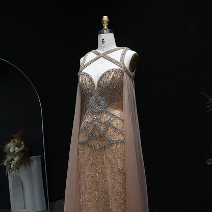 Celestina Mermaid Evening Gown - Luxury Party Dress
