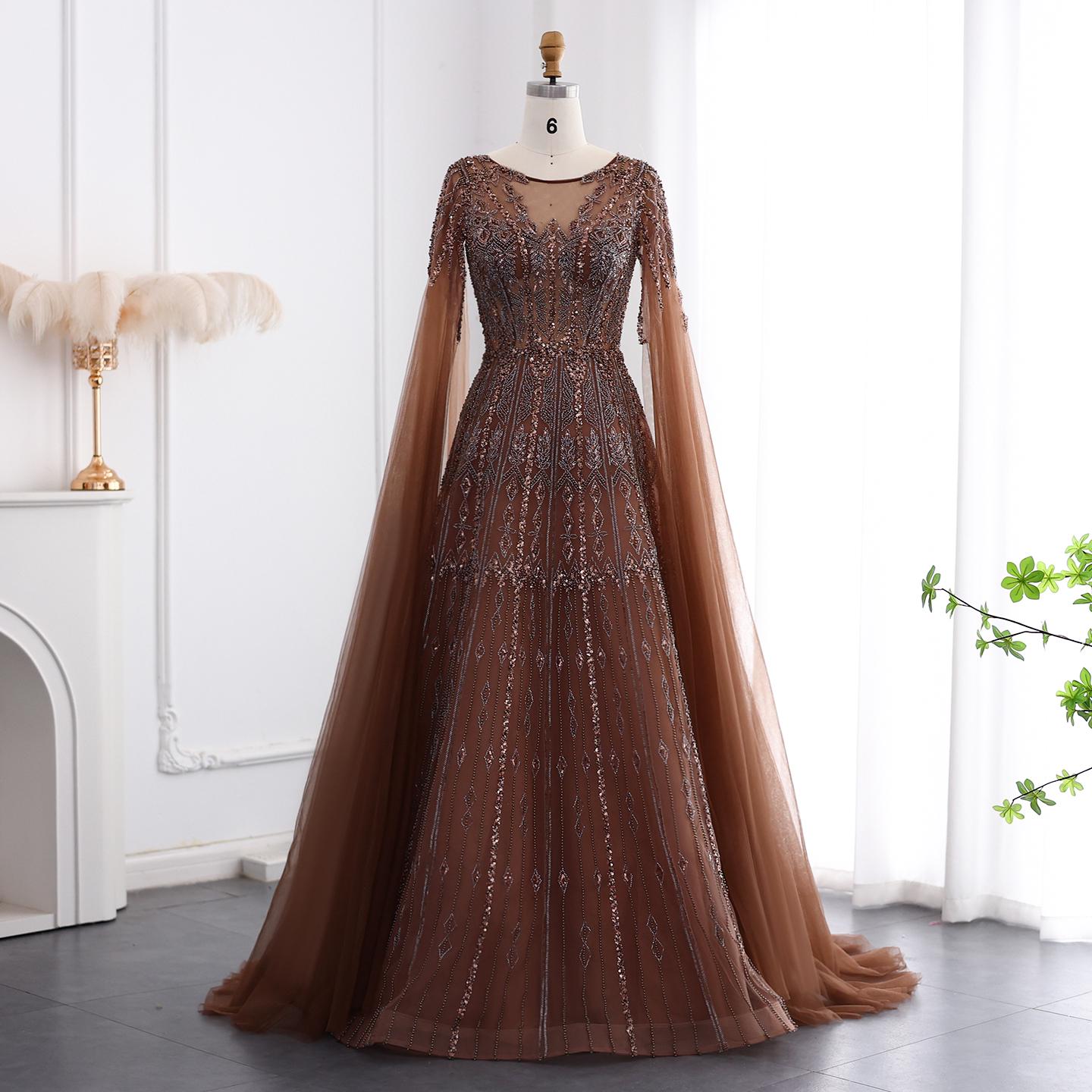 Aurelia Couture Dubai Gown - Beaded Evening Dress