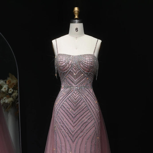Marbella Tassel Elegant Dress – Luxury Evening Dress