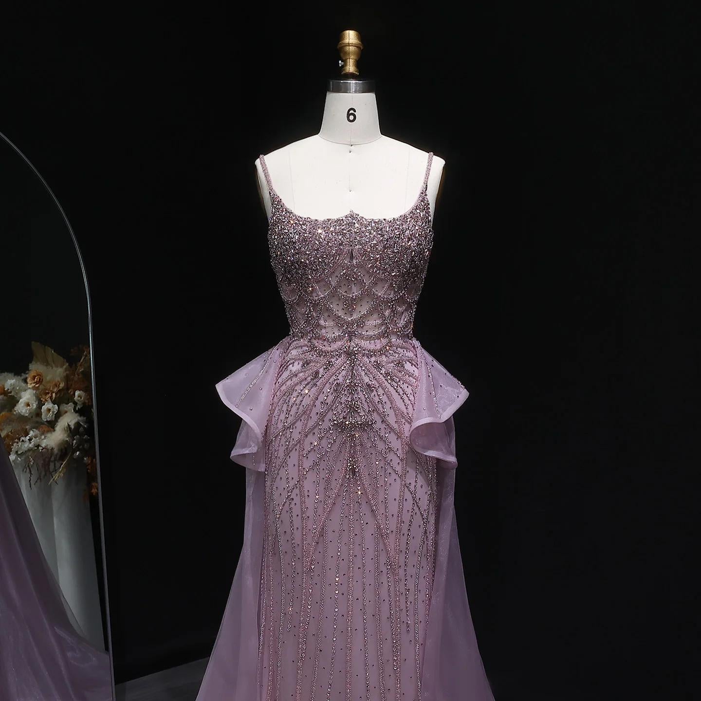 Ethereal Grace Mermaid Gown - Luxury Party Dress