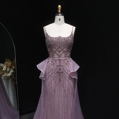 Ethereal Grace Mermaid Gown - Luxury Party Dress