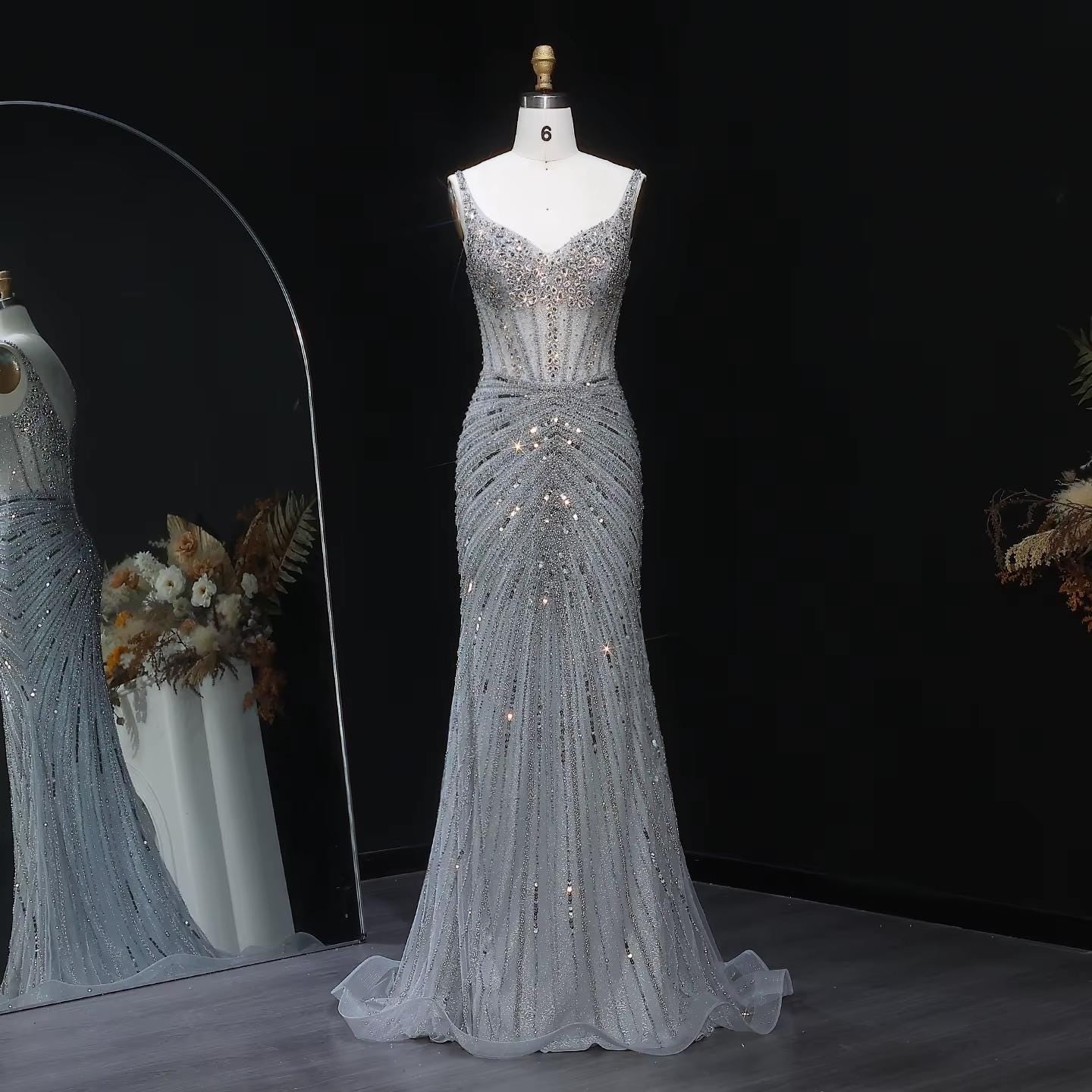 Lunara Glow Evening Gown – Elegant Party Dress