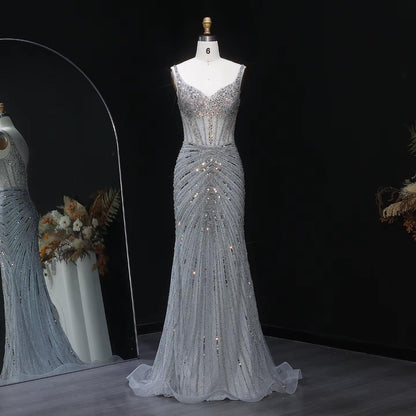 Lunara Glow Evening Gown – Elegant Party Dress