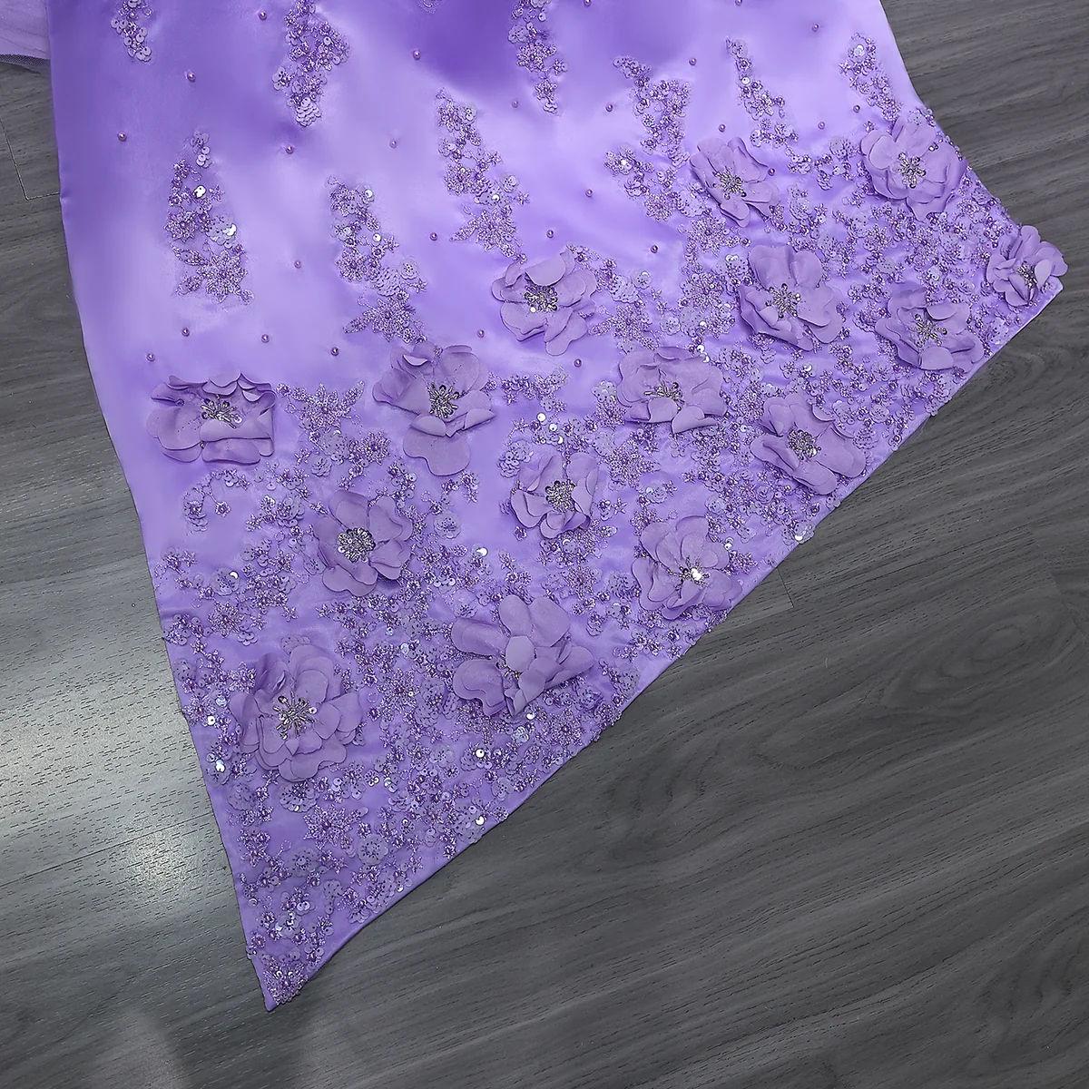 Kaelisse Floral Evening Dress – Luxury Beaded Formal Gown