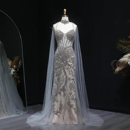 Lumina Glow Evening Gown – Beaded Evening Dress