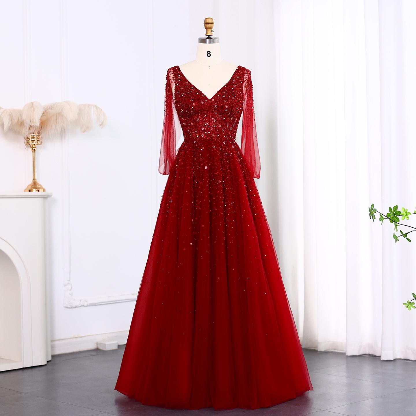 Scarlettine Beaded Cape Gown - Sparkling Couture Gown
