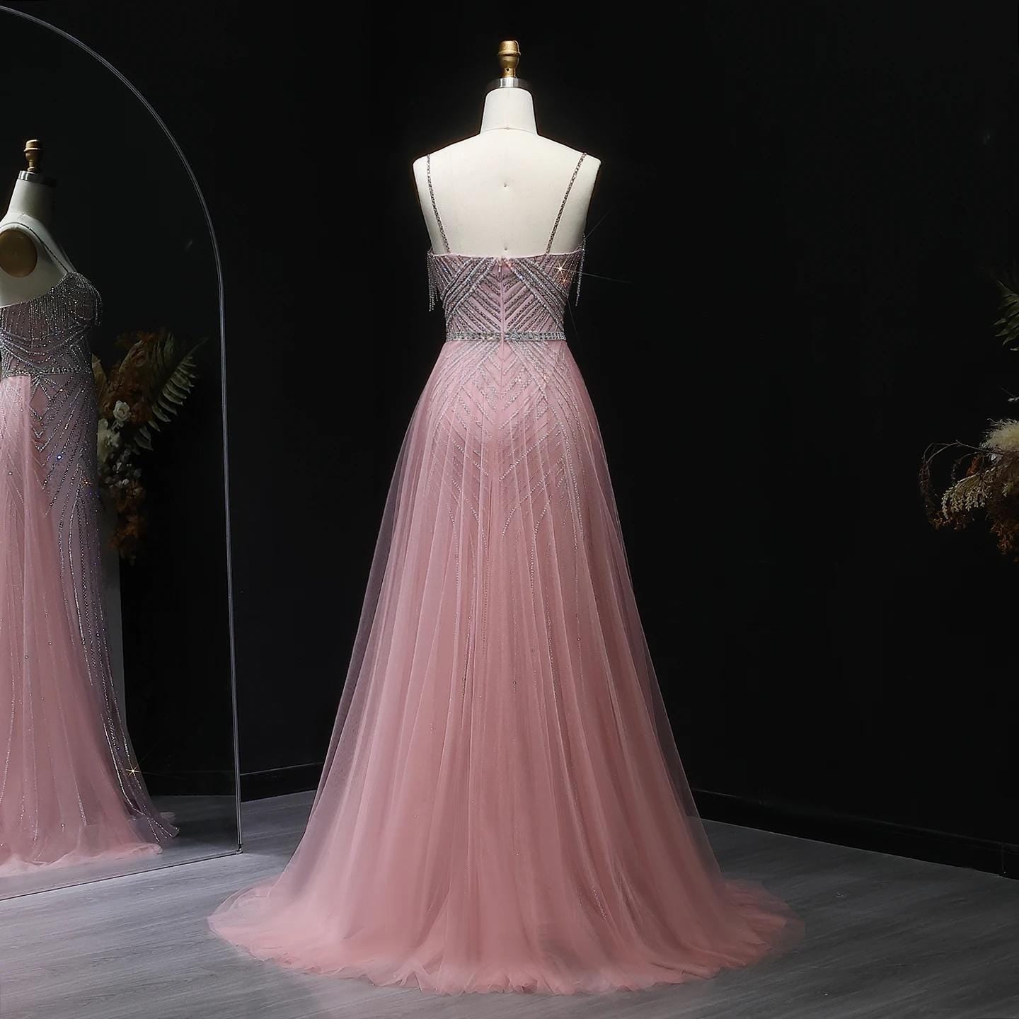 Marbella Tassel Elegant Dress – Luxury Evening Dress