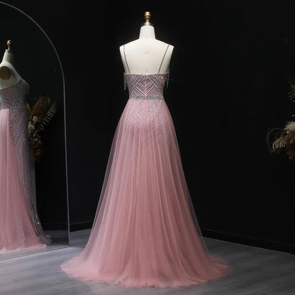 Marbella Tassel Elegant Dress – Luxury Evening Dress