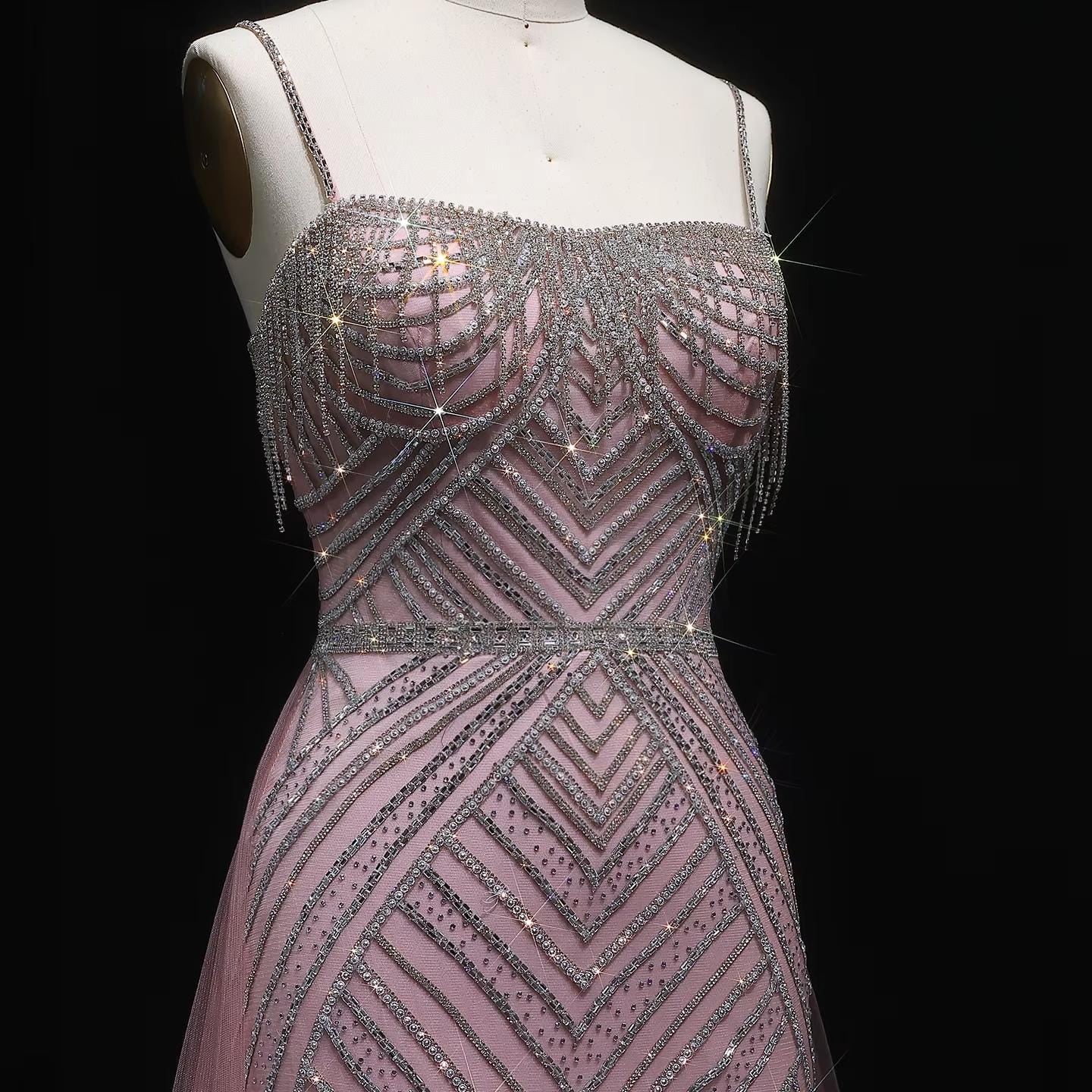Marbella Tassel Elegant Dress – Luxury Evening Dress