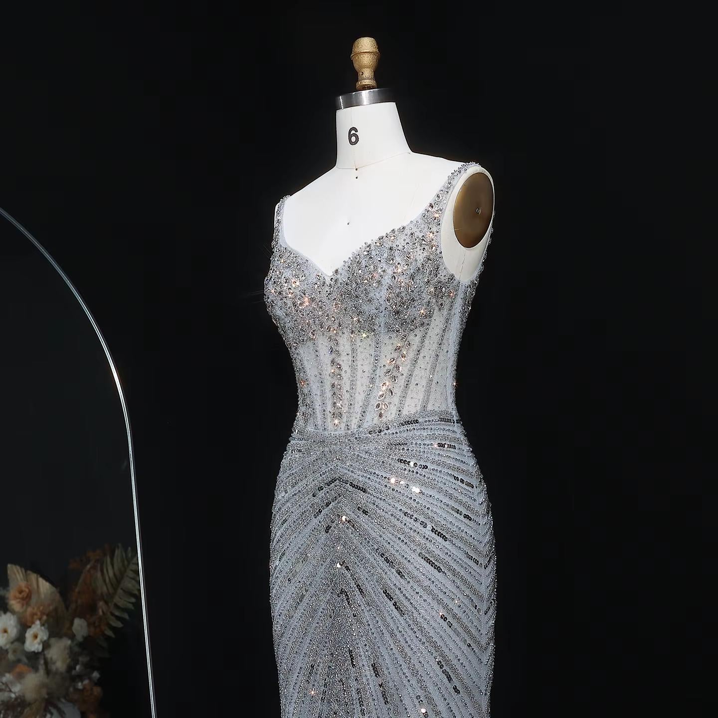 Lunara Glow Evening Gown – Elegant Party Dress