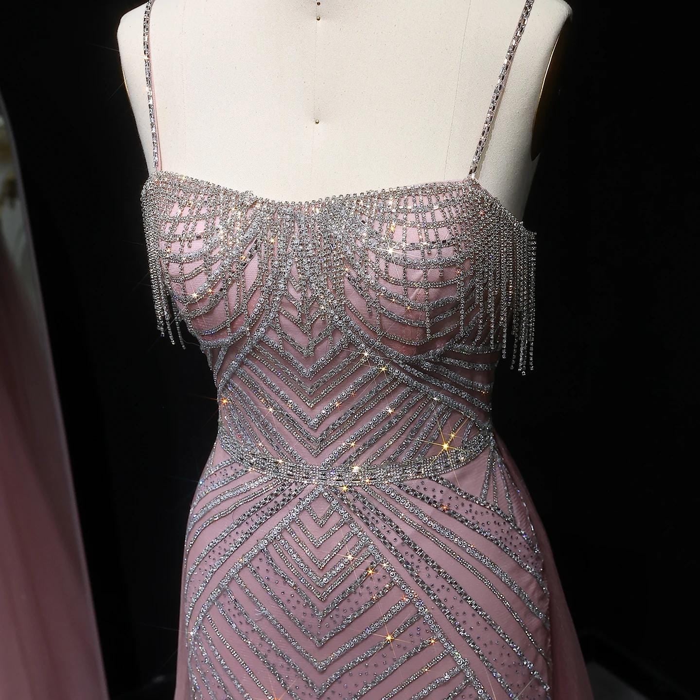 Marbella Tassel Elegant Dress – Luxury Evening Dress