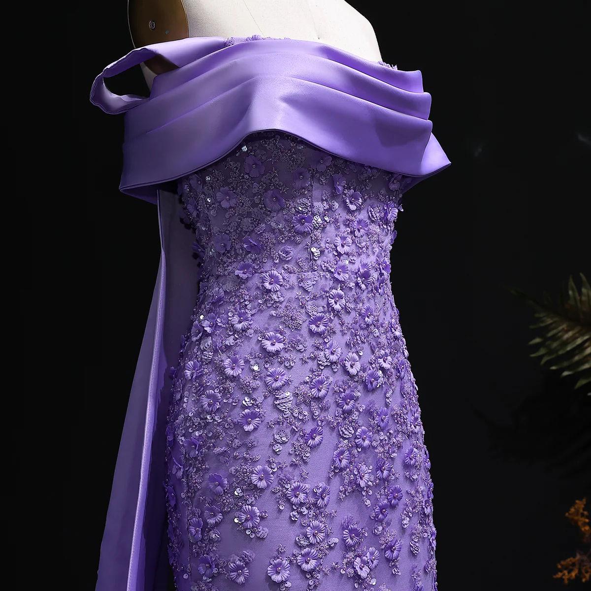 Kaelisse Floral Evening Dress – Luxury Beaded Formal Gown