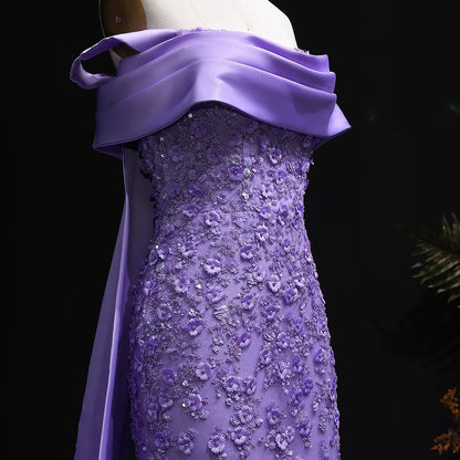 Kaelisse Floral Evening Dress – Luxury Beaded Formal Gown