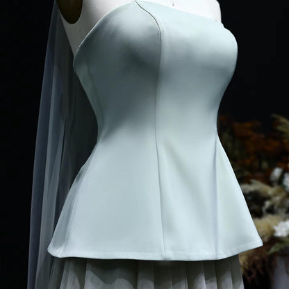 Solara Veil Mint Simple Dress – Minimalist Evening Dress