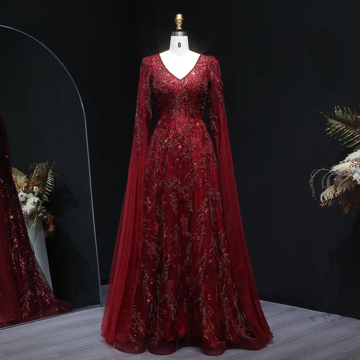 Elara Lumière Evening Gown - Elegant Party Dress
