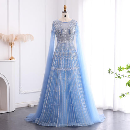 Aurelia Couture Dubai Gown - Beaded Evening Dress