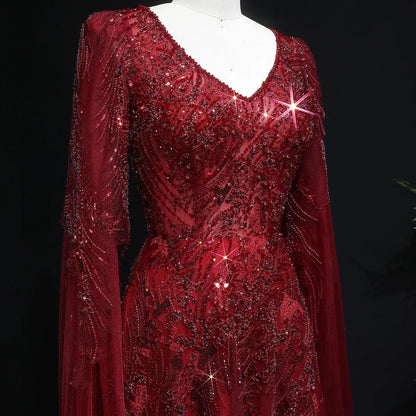 Elara Lumière Evening Gown - Elegant Party Dress