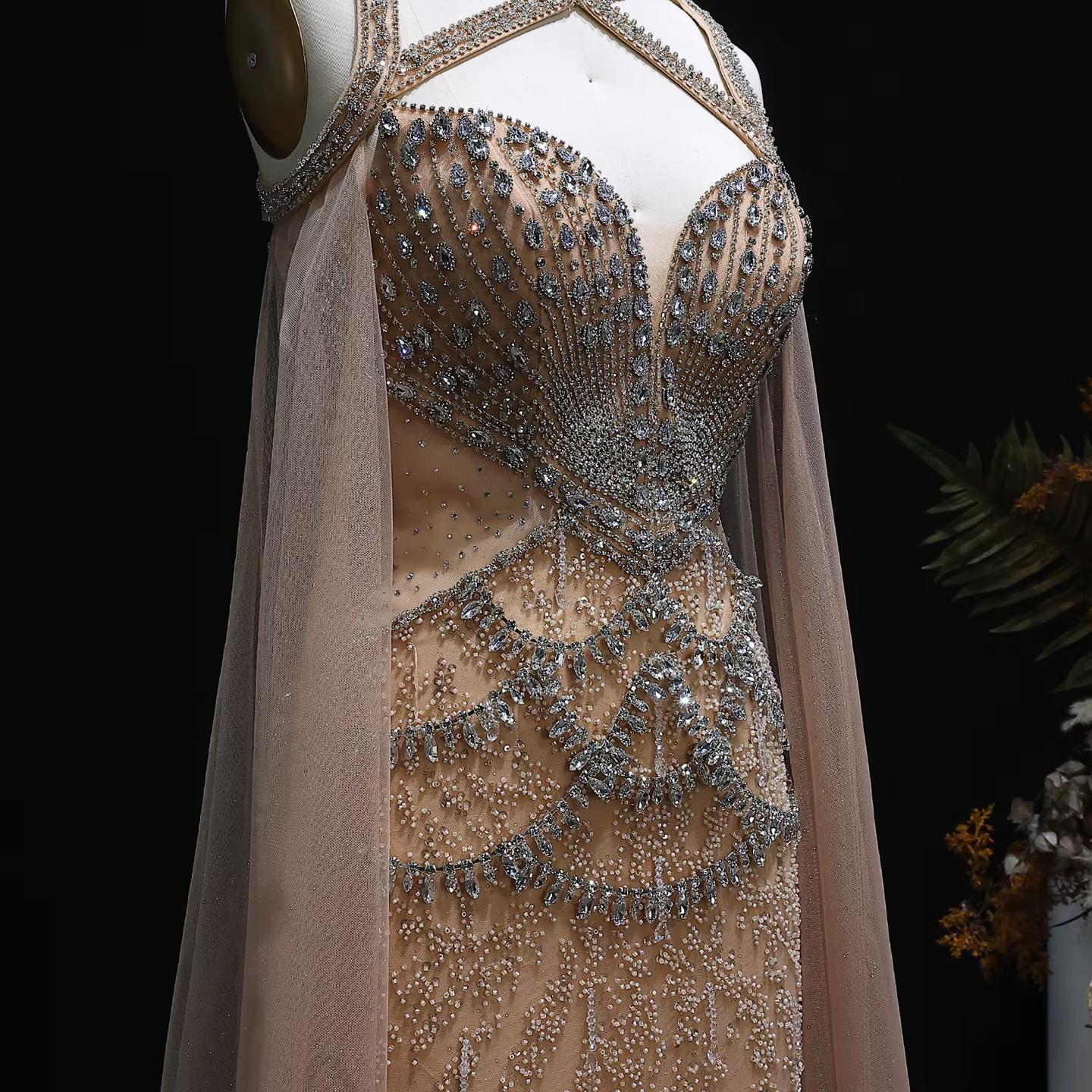 Celestina Mermaid Evening Gown - Luxury Party Dress