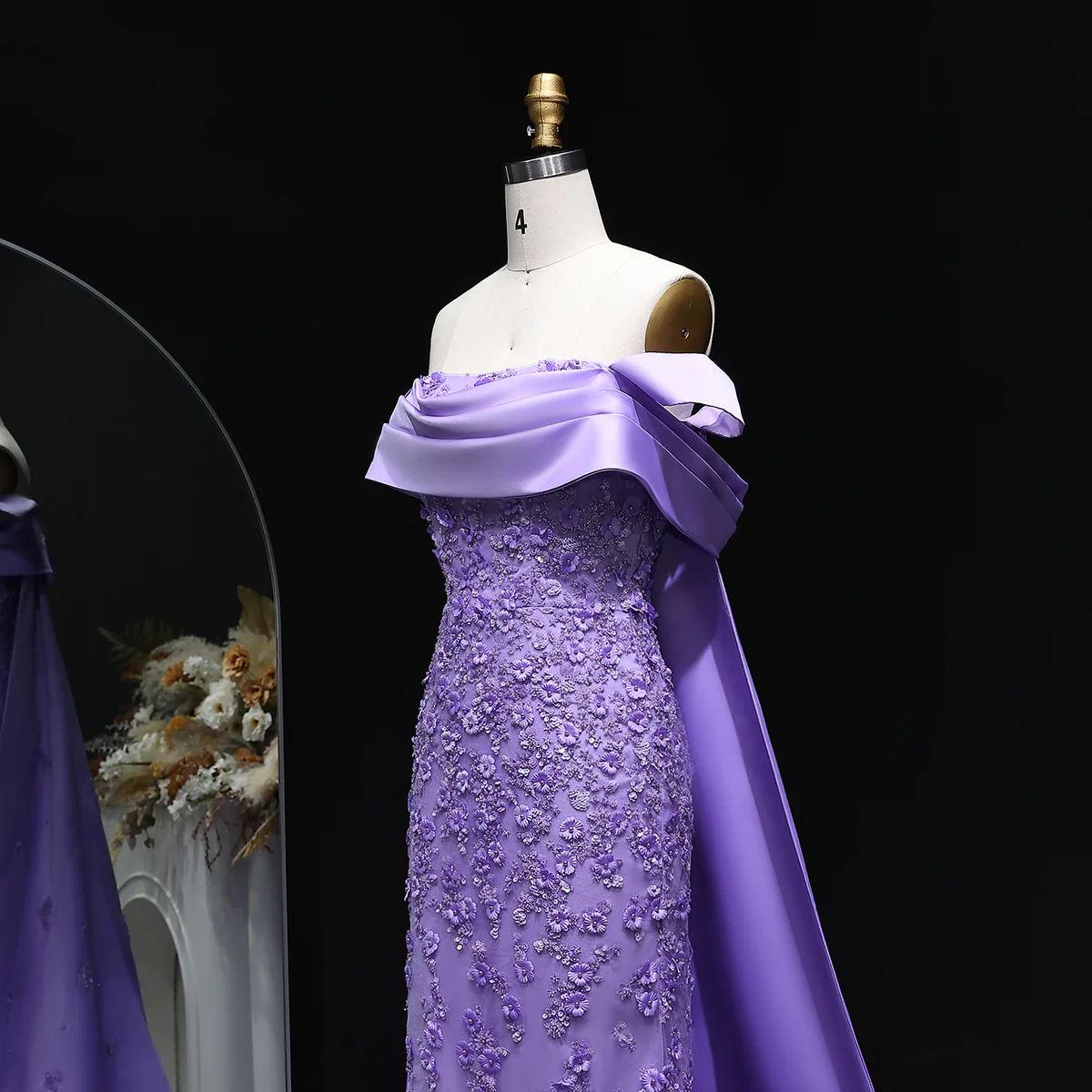 Kaelisse Floral Evening Dress – Luxury Beaded Formal Gown