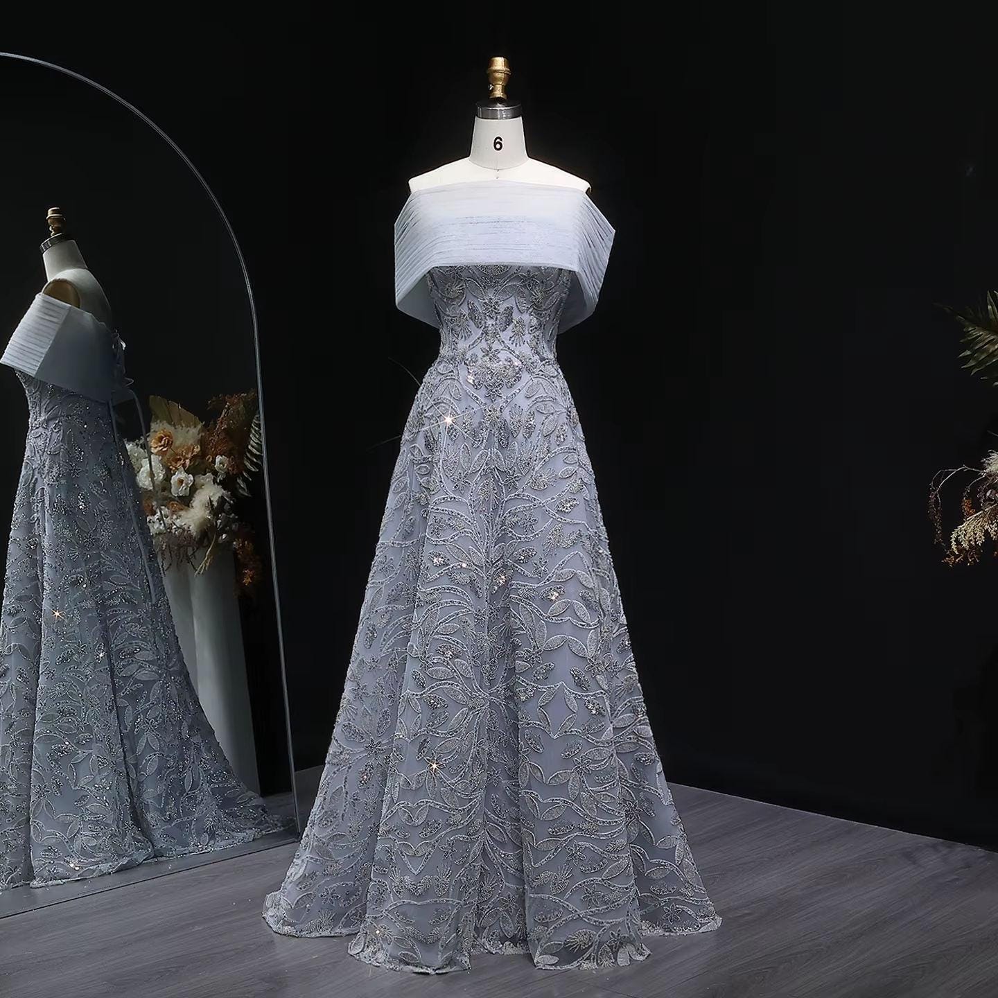 Zephyra Sparkle Evening Dress – Luxury Formal Party Gown
