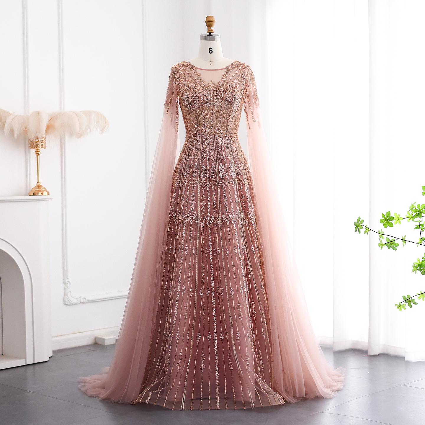 Aurelia Couture Dubai Gown - Beaded Evening Dress