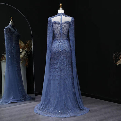 Virelle Noir Evening Gown – Sleek Beaded Formal Dress