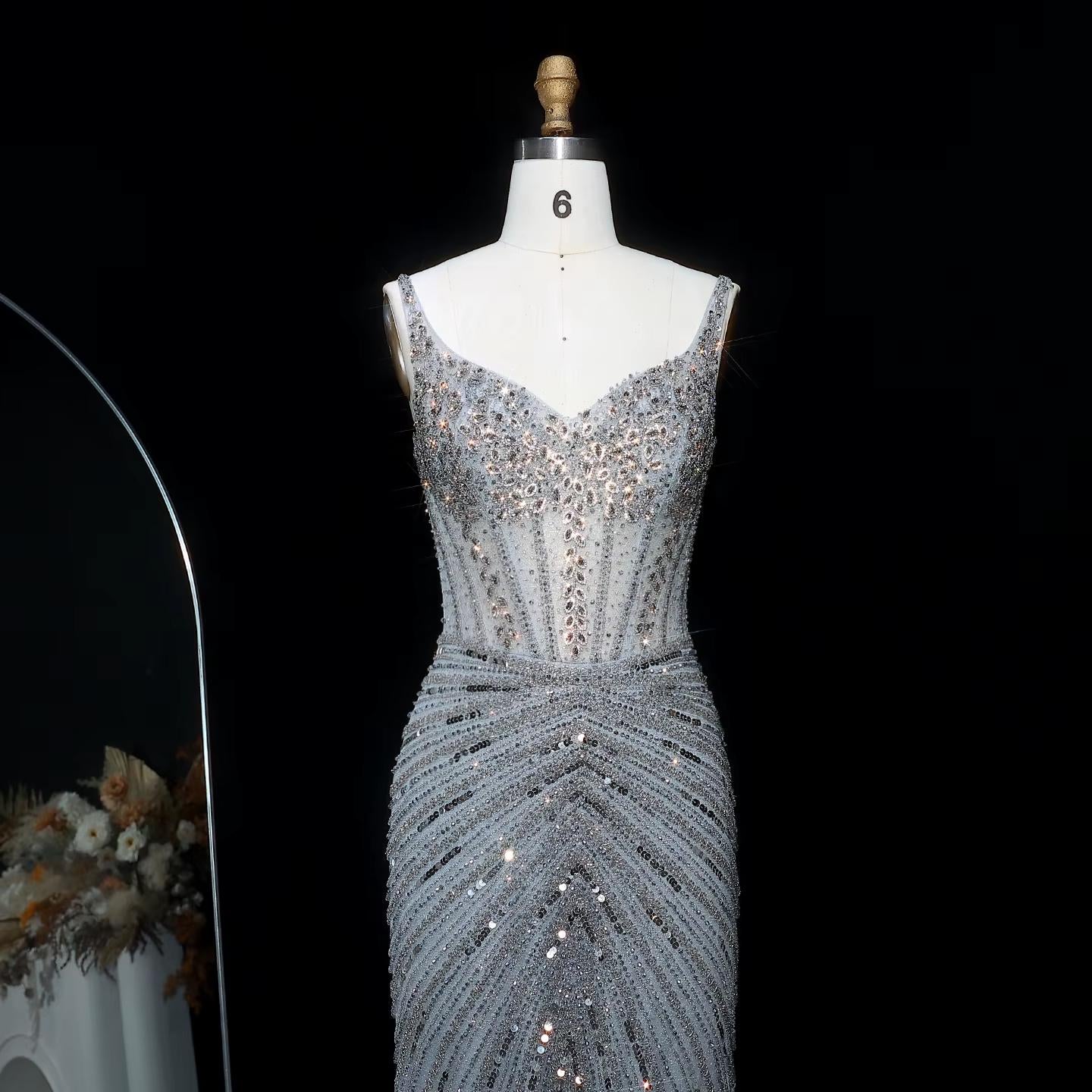 Lunara Glow Evening Gown – Elegant Party Dress