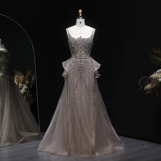 Ethereal Grace Mermaid Gown - Luxury Party Dress