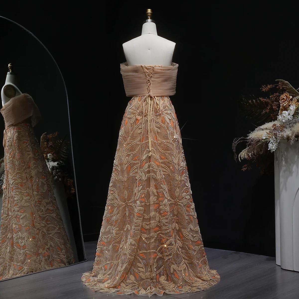Zephyra Sparkle Evening Dress – Luxury Formal Party Gown