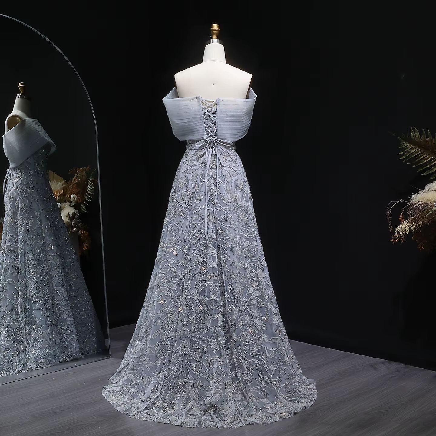 Zephyra Sparkle Evening Dress – Luxury Formal Party Gown