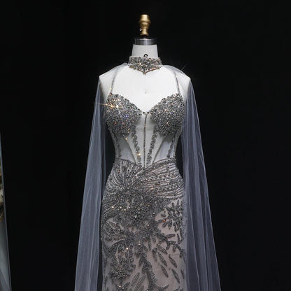 Lumina Glow Evening Gown – Beaded Evening Dress