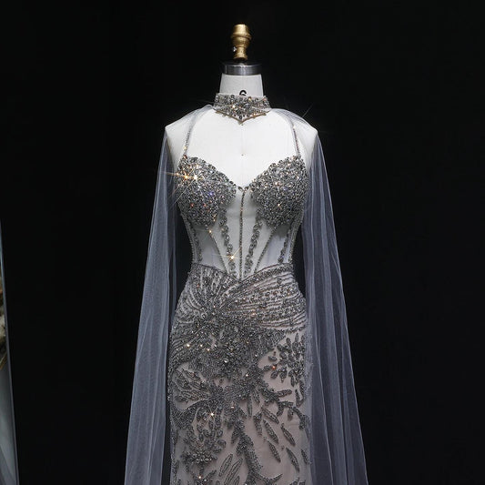 Lumina Glow Evening Gown – Beaded Evening Dress