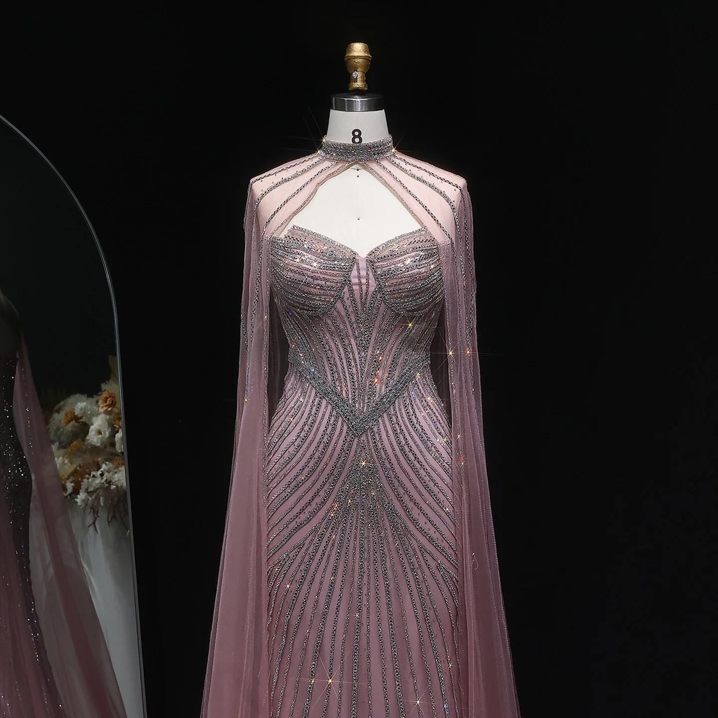 Lyra Whisper Evening Dress - Party Dress with Subtle Shine