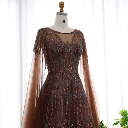 Aurelia Couture Dubai Gown - Beaded Evening Dress