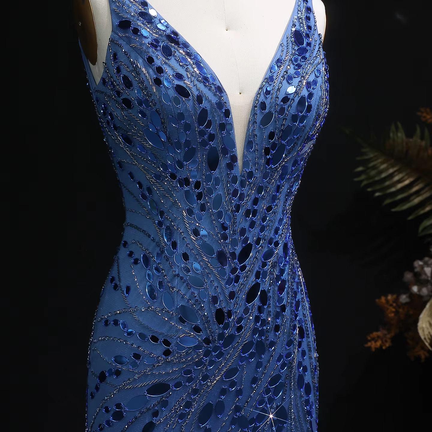 Arvienne Luxe Beaded Gown – Elegant Evening Floor Dress